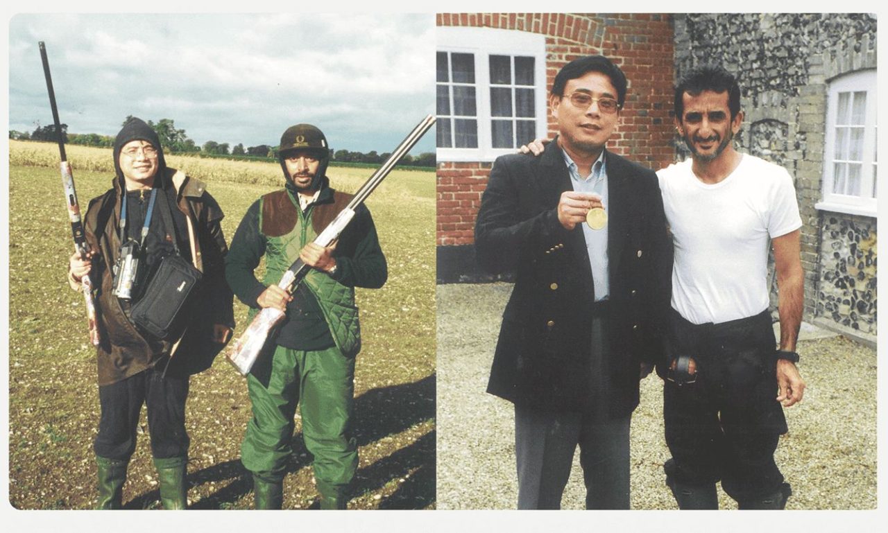 杨医生为阿联酋奥运冠军阿勒马克图姆看病