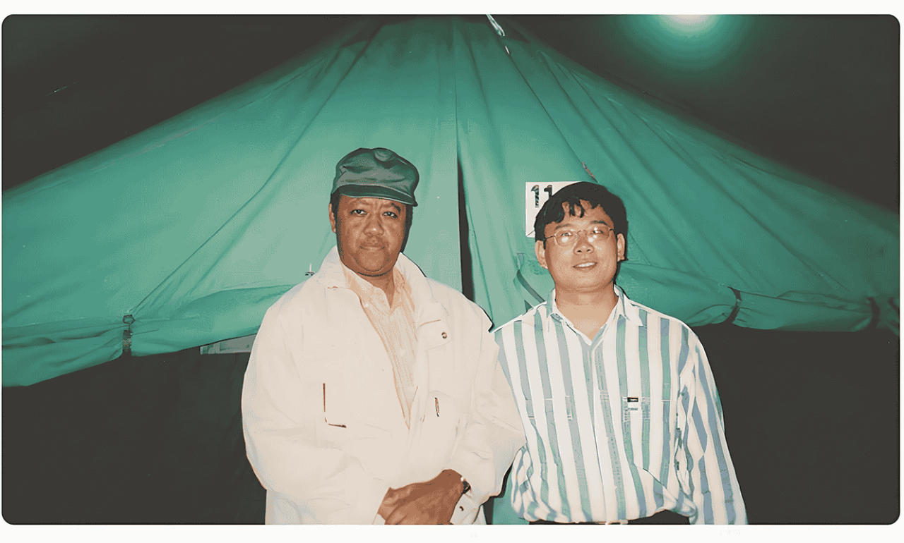 杨医生给坦桑尼亚前国防部长看病